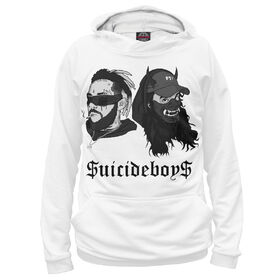 Мужская толстовка 3D с принтом $uicideboy$ в Рязани, Несколько типов тканей | <p>Карманы, капюшон, сетка в капюшоне</p><ul><li>Обычная ткань — двухслойный материал сандвич peach, плотность 230 г/м². Высокая эластичность, полуглянцевые нити, небольшой ворс <hr></li><li>Премиум ткань — материал сандвич браш, плотность 230 г/м². Мягкая эластичная ткань, матовая поверхность, небольшой начес внутри<hr></li><li>Люкс ткань — футер 3-х нитка петля, плотность 270 г/м². Теплый и плотный материал с петельчатой изнанкой, гладкая лицевая сторона</li></ul> | Тематика изображения на принте: 