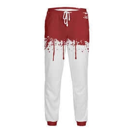 Мужские спортивные штаны с принтом Кровь в Тюмени,  |  | 