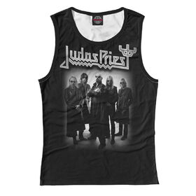 Женская майка 3D с принтом Judas Priest в Тюмени, Джерси, плотность ткани 175 гр/кв.м.; Состав: 100% полиэстер | Джерси 180 гр./кв.м - один из самых востребованных видов трикотажной ткани. Известность материалу принесла именитая француженка Коко Шанель и в 1916 году представила парижскому модному обществу свою новую коллекцию. Изделия из данной ткани плотнее, более мягкие, легкие, практически не чувствуются на теле. Вещи из нее можно смело брать с собой в поездки, в которых вы не планируете тратить время на глажку одежды. Цвет не померкнет спустя множество стирок. | 