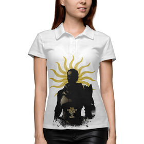 Женская рубашка поло 3D с принтом Dragon Age в Кировске,  |  | 