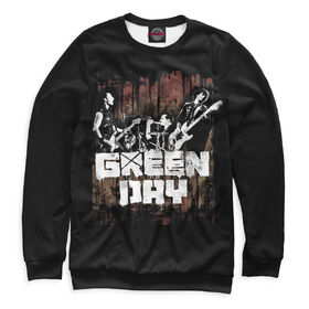 Мужской свитшот 3D с принтом Green Day ,  |  | 
