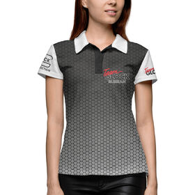 Женская рубашка поло 3D с принтом Practical Shooting (Glock Style) ,  |  | Тематика изображения на принте: 