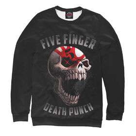 Мужской свитшот 3D с принтом Five Finger Death Punch в Тюмени,  |  | 