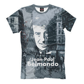 Мужская футболка 3D Jean-Paul Belmondo купить в Санкт-Петербурге