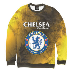 Женский свитшот 3D с принтом Chelsea | Pro Sport - Tie-Dye в Белгороде,  |  | 