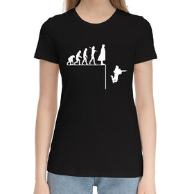 Женская хлопковая футболка с принтом Sherlock Evolution в Петрозаводске,  |  | 