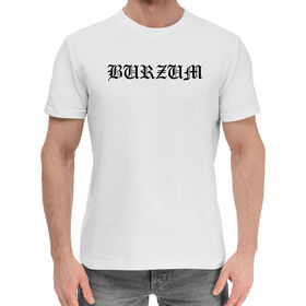 Мужская хлопковая футболка с принтом Burzum в Санкт-Петербурге,  |  | 
