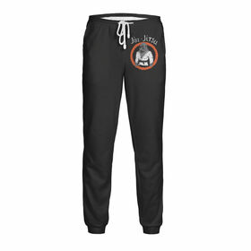 Мужские спортивные штаны с принтом Jiu-Jitsu в Кировске,  |  | 