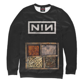 Мужской свитшот 3D с принтом Nine Inch Nails ,  |  | Тематика изображения на принте: 