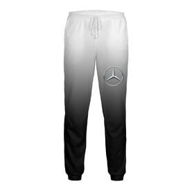 Мужские спортивные штаны с принтом Mercedes-Benz в Тюмени,  |  | 