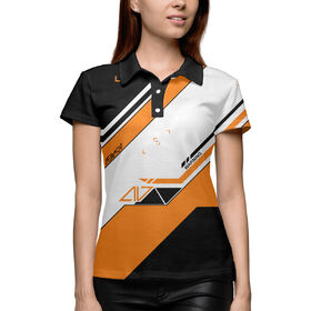 Женская рубашка поло 3D с принтом CS:GO / Asiimov ,  |  | 