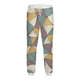 Мужские спортивные штаны с принтом Abstract geometry в Кировске,  |  | 