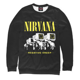 Мужской свитшот 3D с принтом Nirvana ,  |  | 