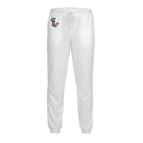 Мужские спортивные штаны с принтом Shift DjMan White ,  |  | Тематика изображения на принте: 