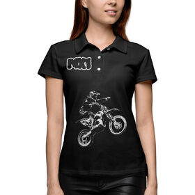 Женская рубашка поло 3D с принтом MX1 в Новосибирске,  |  | 