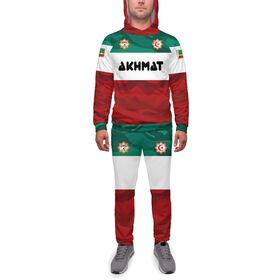 Мужской спортивный костюм с принтом Ахмат Чечня , 2 типа ткани |  | Тематика изображения на принте: 