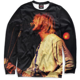 Мужской свитшот 3D с принтом Kurt Cobain ,  |  | 