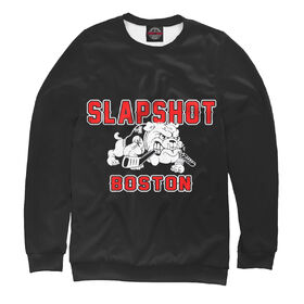 Женский свитшот 3D с принтом Slapshot Boston в Белгороде,  |  | 