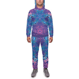 Мужской спортивный костюм с принтом Psychedelic , 2 типа ткани |  | Тематика изображения на принте: 