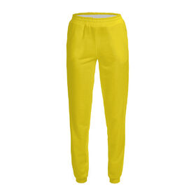 Женские спортивные штаны с принтом Цвет Рапсово-желтый в Белгороде,  |  | 