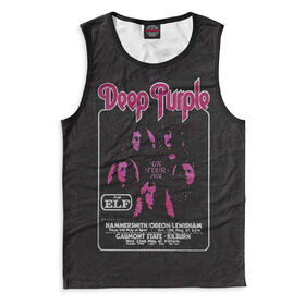 Майка 3D для девочки с принтом Deep Purple ,  |  | 