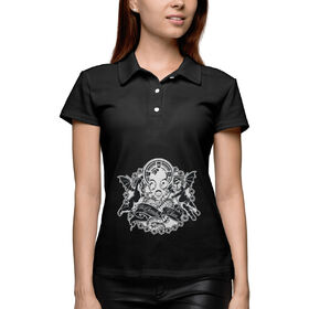 Женская рубашка поло 3D с принтом THE CHEMODAN CLAN ,  |  | 