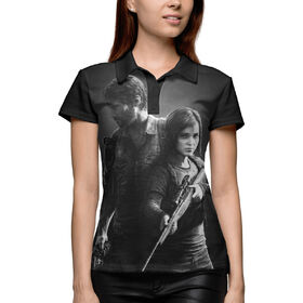 Женская рубашка поло 3D с принтом The Last of Us в Кировске,  |  | 