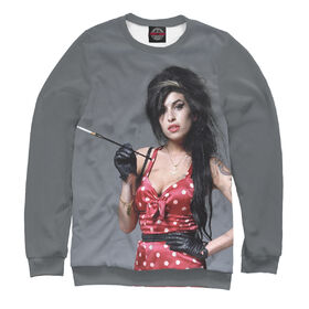 Мужской свитшот 3D с принтом Amy Winehouse в Петрозаводске,  |  | Тематика изображения на принте: 