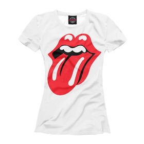 Женская футболка 3D Rolling Stones Tongue купить в Кировске