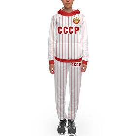 Женский спортивный костюм с принтом СССР в Курске, 2 типа ткани |  | 