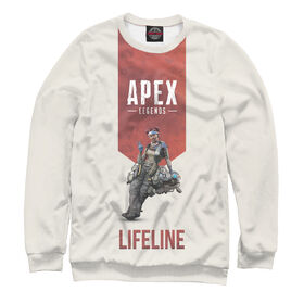 Женский свитшот 3D с принтом Lifeline apex legends ,  |  | 