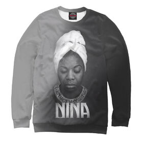 Мужской свитшот 3D с принтом Nina Simone ,  |  | 