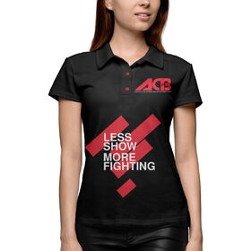 Женская рубашка поло 3D с принтом ACB в Екатеринбурге,  |  | 