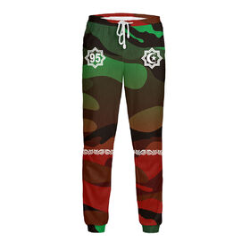 Мужские спортивные штаны с принтом Akhmat Fight Club Chaborz в Курске,  |  | Тематика изображения на принте: 