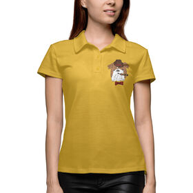 Женская рубашка поло 3D с принтом Английский бульдог с сигарой в Курске,  |  | 