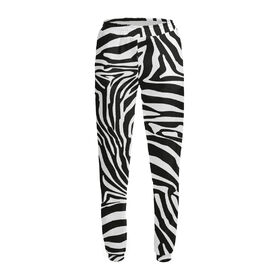 Женские спортивные штаны с принтом Полосы зебры в Тюмени,  |  | 