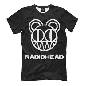 Мужская футболка 3D с принтом Radiohead в Тюмени, Выбор из 3-х типов ткани | <ul>
<li>Обычная ткань — интерлок, спортивный трикотаж. Плотность 140 г/м.кв. Состав: 100% полиэстер</li>
<li>Премиум ткань — джерси, мягкий трикотаж. Плотность 180 г/м.кв. Состав: 97% полиэстер, 3% эластан</li>
<li>Люкс ткань — кулирка, наиболее плотная и долговечня ткань. Плотность 210 г/м.кв. Состав: 97% полиэстер, 3% эластан</li>
</ul> | 