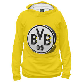 Женская толстовка 3D с принтом Borussia Dortmund Logo в Кировске,  |  | 