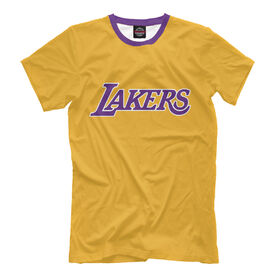 Мужская футболка 3D с принтом Lakers , Выбор из 3-х типов ткани | <ul>
<li>Обычная ткань — интерлок, спортивный трикотаж. Плотность 140 г/м.кв. Состав: 100% полиэстер</li>
<li>Премиум ткань — джерси, мягкий трикотаж. Плотность 180 г/м.кв. Состав: 97% полиэстер, 3% эластан</li>
<li>Люкс ткань — кулирка, наиболее плотная и долговечня ткань. Плотность 210 г/м.кв. Состав: 97% полиэстер, 3% эластан</li>
</ul> | 