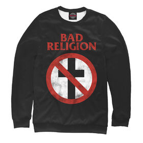 Мужской свитшот 3D с принтом Bad Religion в Курске,  |  | Тематика изображения на принте: 