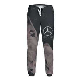 Мужские спортивные штаны с принтом Mercedes / Мерседес в Екатеринбурге,  |  | 