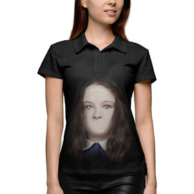 Женская рубашка поло 3D с принтом Silent Hill в Петрозаводске,  |  | 