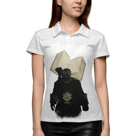 Женская рубашка поло 3D с принтом Dragon Age в Екатеринбурге,  |  | Тематика изображения на принте: 
