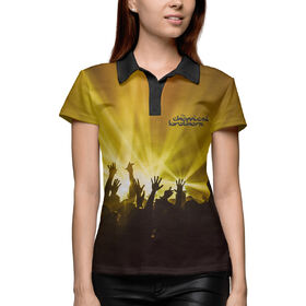 Женская рубашка поло 3D с принтом The Chemical Brothers в Курске,  |  | 