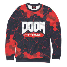 Мужской свитшот 3D с принтом Doom Eternal / Дум Этернал в Екатеринбурге,  |  | 