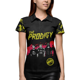Женская рубашка поло 3D с принтом The Prodigy в Белгороде,  |  | 