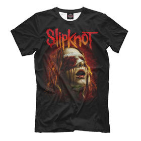 Мужская футболка 3D с принтом Slipknot в Новосибирске, Выбор из 3-х типов ткани | <ul>
<li>Обычная ткань — интерлок, спортивный трикотаж. Плотность 140 г/м.кв. Состав: 100% полиэстер</li>
<li>Премиум ткань — джерси, мягкий трикотаж. Плотность 180 г/м.кв. Состав: 97% полиэстер, 3% эластан</li>
<li>Люкс ткань — кулирка, наиболее плотная и долговечня ткань. Плотность 210 г/м.кв. Состав: 97% полиэстер, 3% эластан</li>
</ul> | 