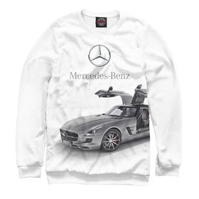 Мужской свитшот 3D с принтом Mercedes-Benz 6.3 в Екатеринбурге,  |  | 