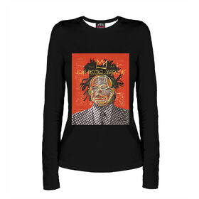 Женский лонгслив с принтом Jean-Michel Basquiat в Курске,  |  | 