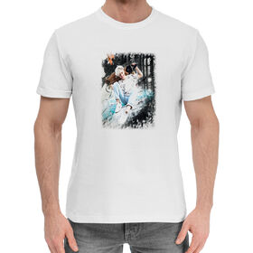 Мужская хлопковая футболка с принтом Леша Майсак в Санкт-Петербурге,  |  | Тематика изображения на принте: 